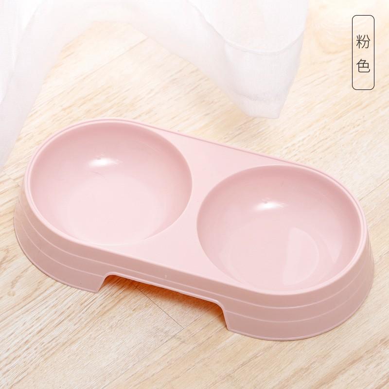 Bát đôi đựng thức ăn và nước uống cho chó mèo