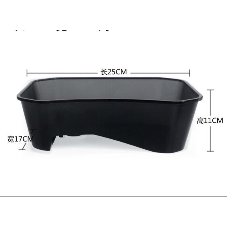 Bể nuôi rùa nhỏ - bể rùa mini nhựa PP kích thước 25x17x11cm petstore
