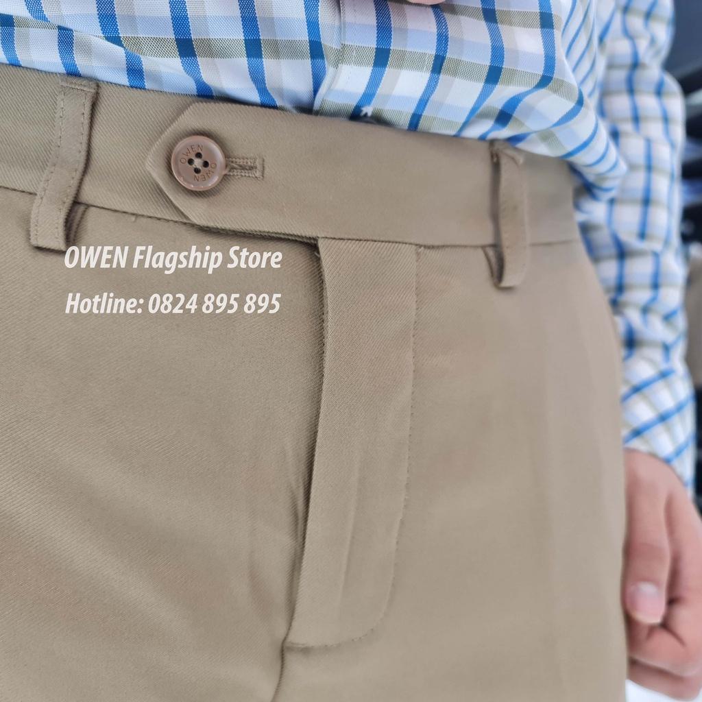 OWEN - () Quần âu nam công sở dáng SLIMFIT sợi NANO mã QS91260 - OWEN Flagship Store