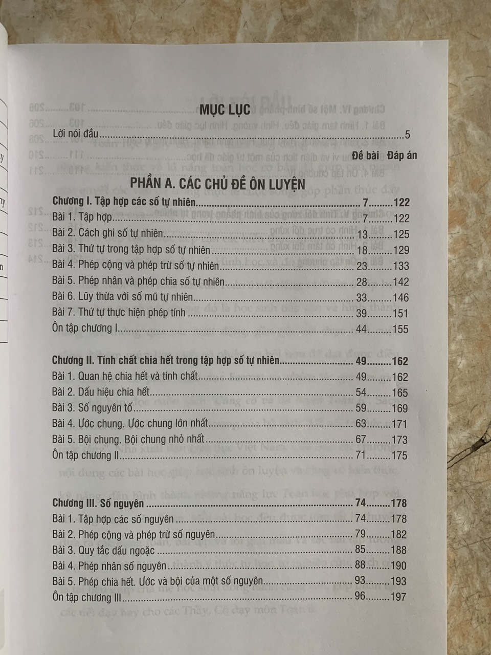 Củng cố và ôn luyện Toán 6 Tập 1
