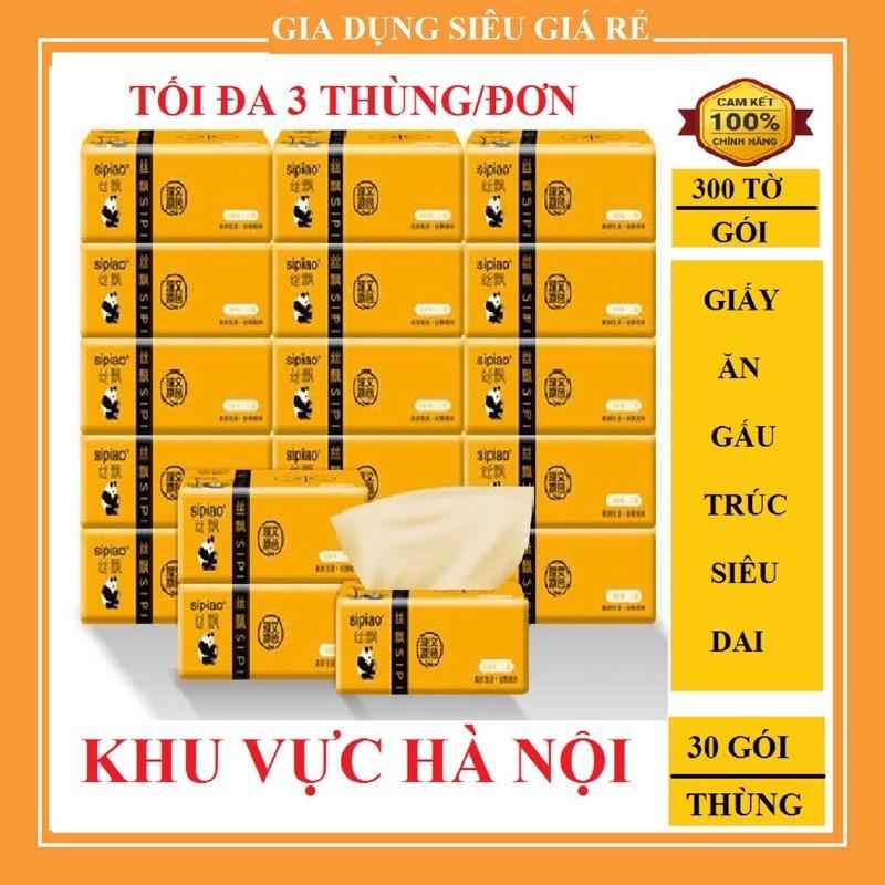 Giấy Ăn Gấu Trúc Thùng 30 Gói siêu dai