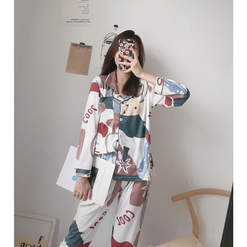 Bộ Ngủ Pijama Nữ MẪU 2023 Bộ Mặc Nhà,Bộ Đồ Ngủ Chất Cotton Tơ Sữa Dài Tay Gầy, Béo ,Bầu Bí Nhỏ ,Sau Sinh Mặc Thoải Mái