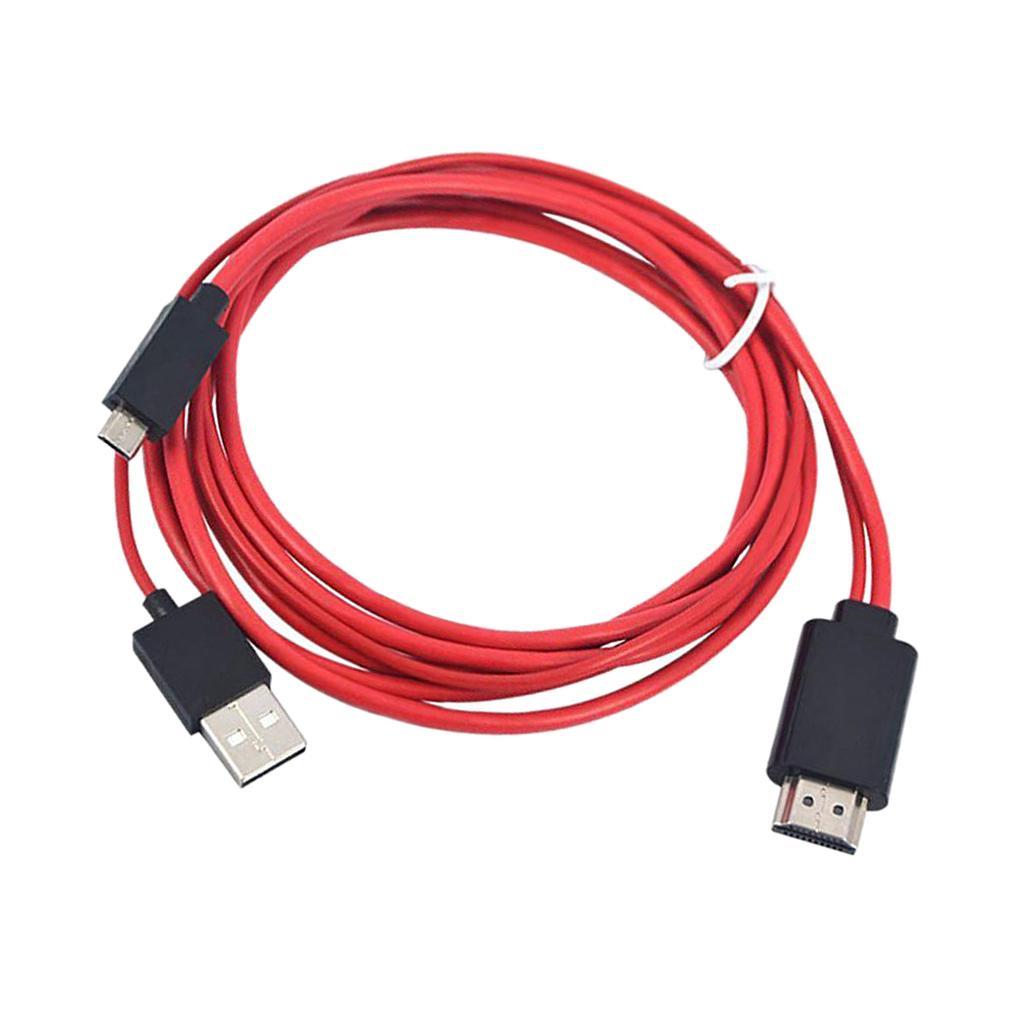 HDMI to Micro USB Adapter HDTV AV TV Cable Cord For Android Samsung