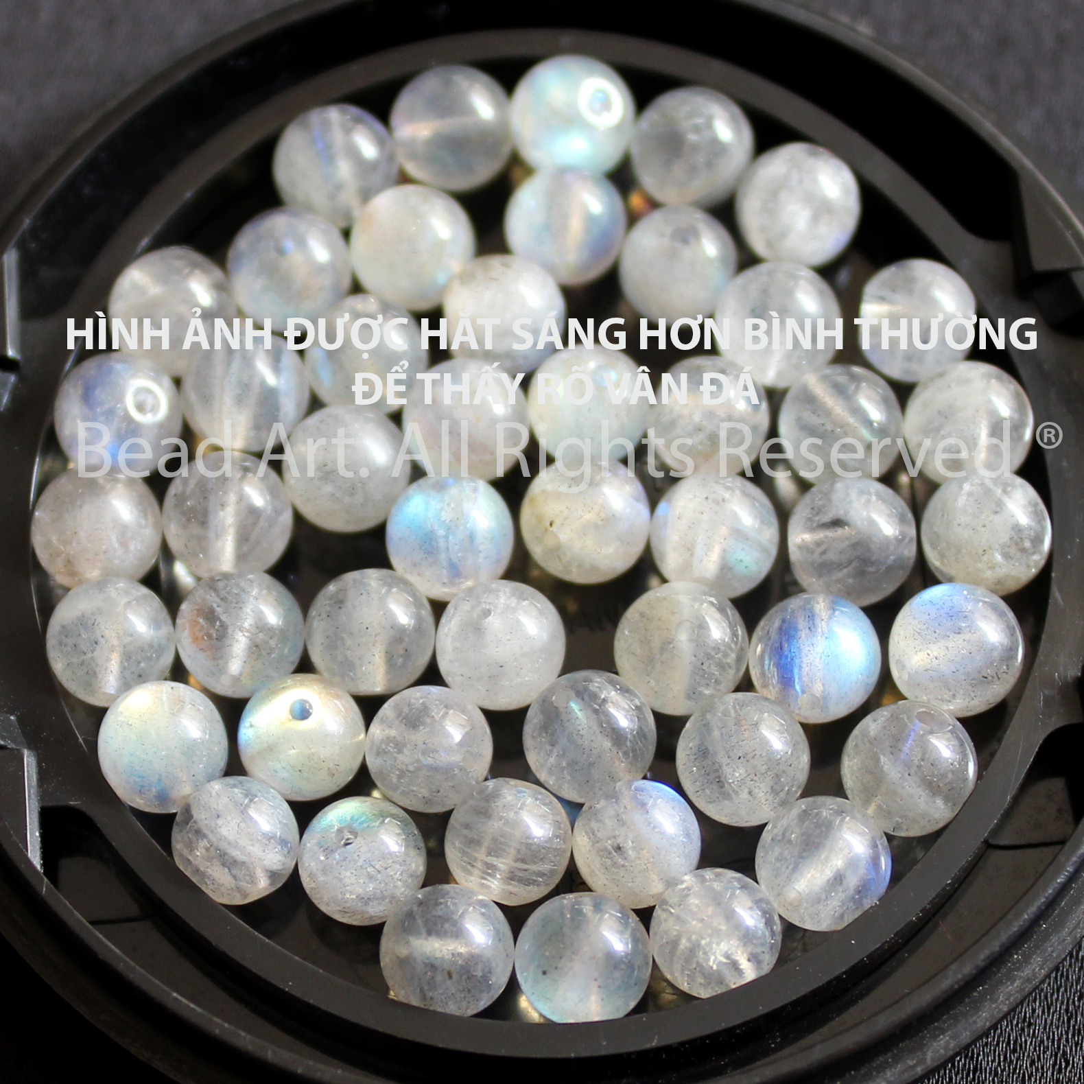 5 Hạt/ 10 Hạt] 5MM Hạt Đá Labradorite, Hắc Nguyệt Quang Ánh Cầu Vồng Tự Nhiên Loại AB, Đá Phối Vòng Tay Phong Thuỷ, Chuỗi Hạt, Trang Sức, Mọi Cung Mệnh - Bead Art