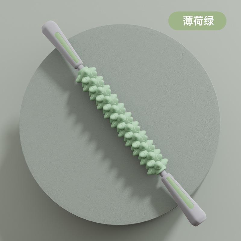 Yoga Cột phòng tập thể dục thể dục thể dục Pilates Poam Pooler BÀI HÁT BACK MASSAGE ROLLER YOGA BRICK BRICK HOME Thiết bị tập thể dục thư giãn hình dạng massage Color: green Pro