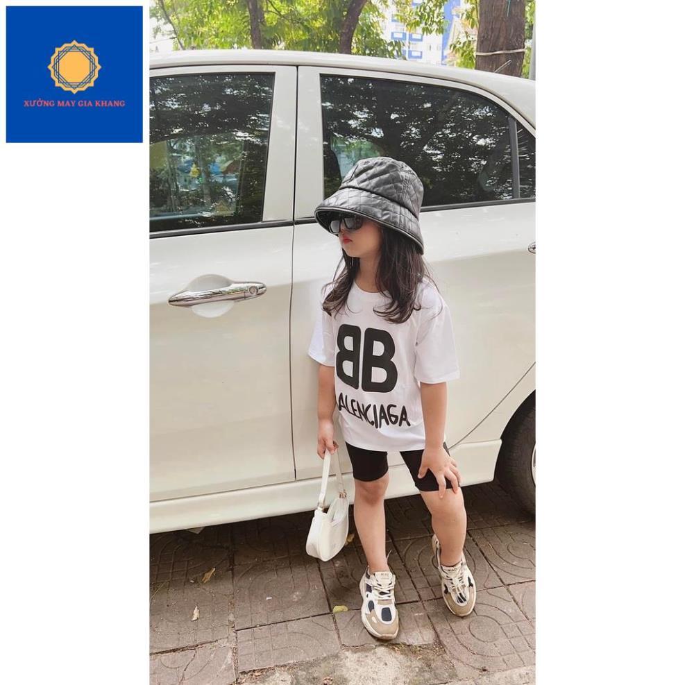 Thời trang trẻ em - Đồ bộ bé gái ngắn tay, thun 100% cotton mát mẻ - GiaKhang