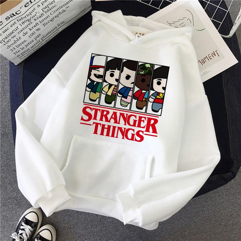 Áo Hoodie STRANGER THINGS Áo Nỉ Nam Nữ Khoác Hoodie Ngộ Nghĩnh