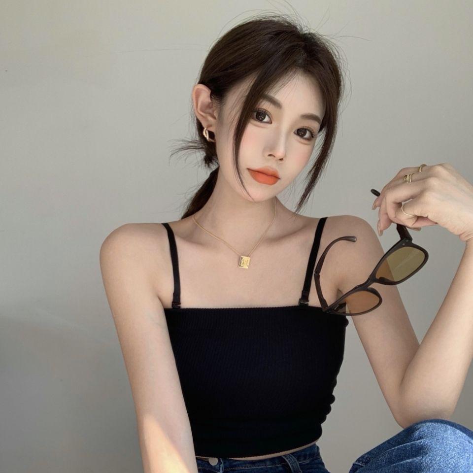 Áo Ống Có Đệm Ngực Kiểu Dáng Đơn Giản Thời Trang Mùa Hè Cho Nữ