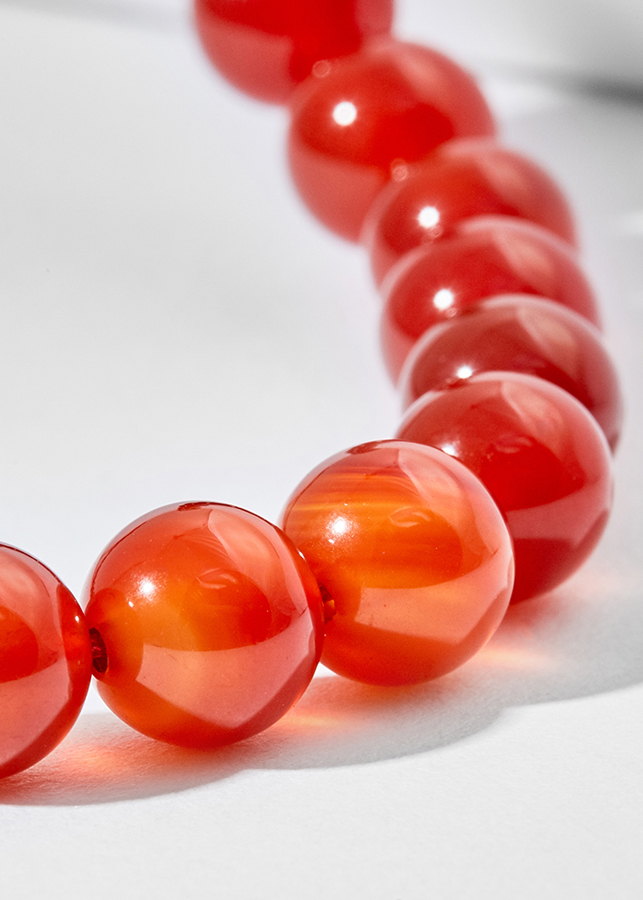 Vòng cổ đá mã não đỏ Ngọc Quý Gemstones