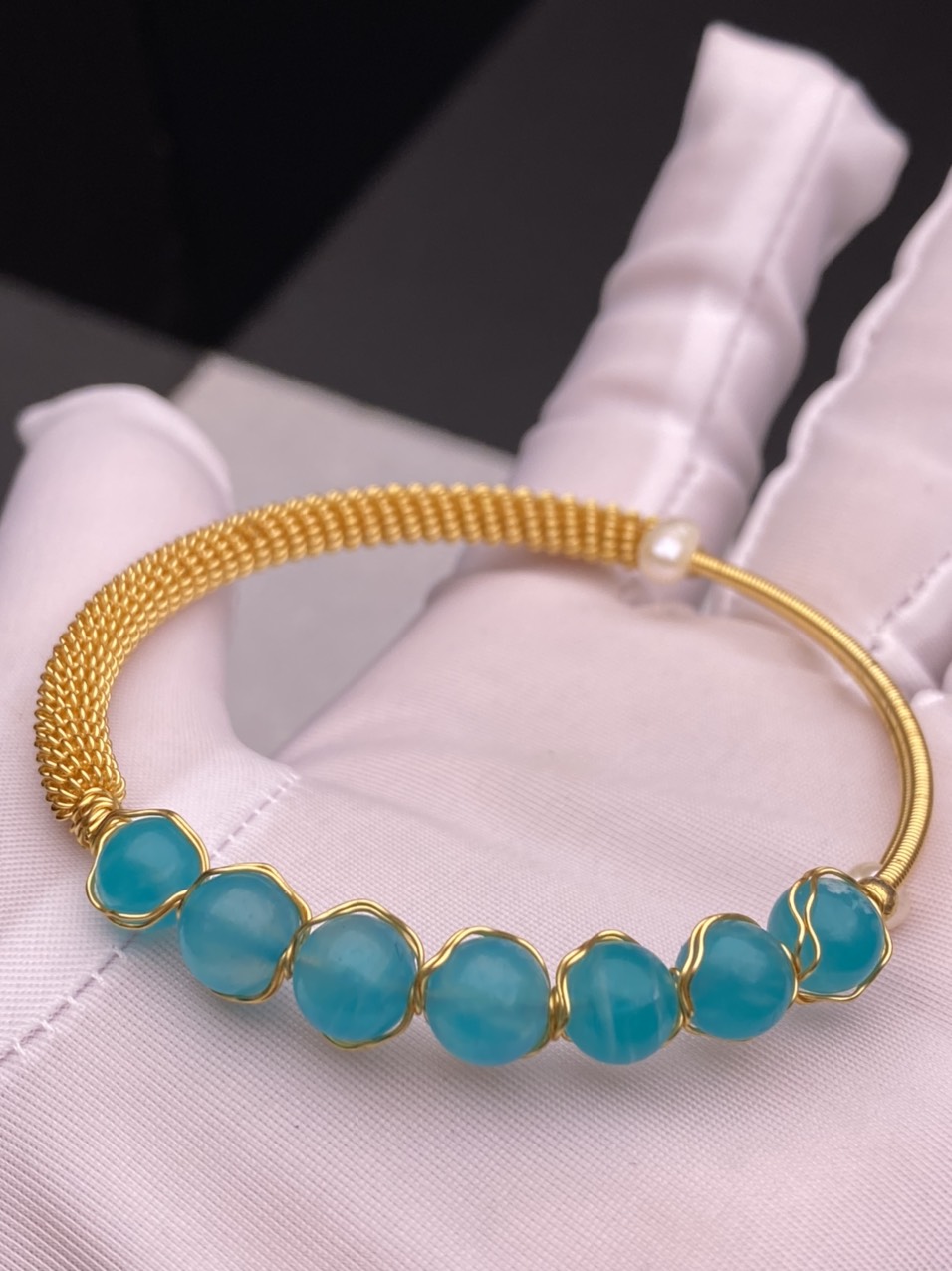 Lắc tay amazonite