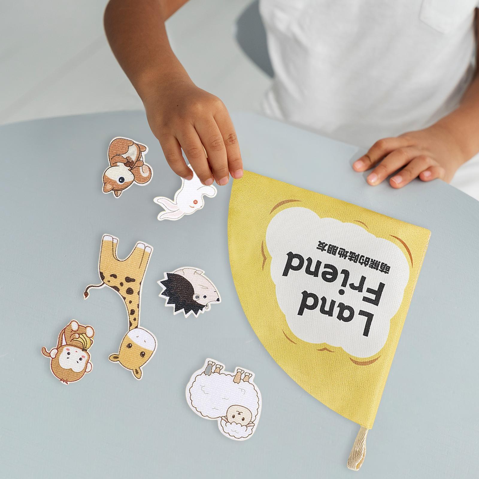 Cartoon First Book Early Educational Sensory Toy Memory Rustling Sound for Toddlers Baby