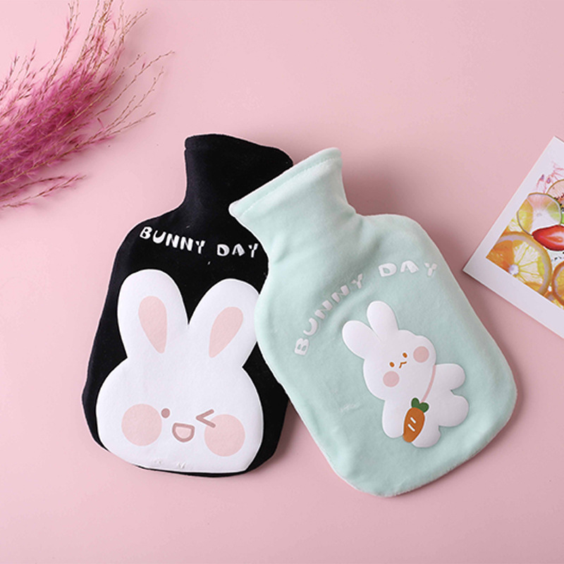 Túi Chườm Bụng Kinh Nóng Lạnh 350ml Họa tiết Thỏ Bunny dễ thương.