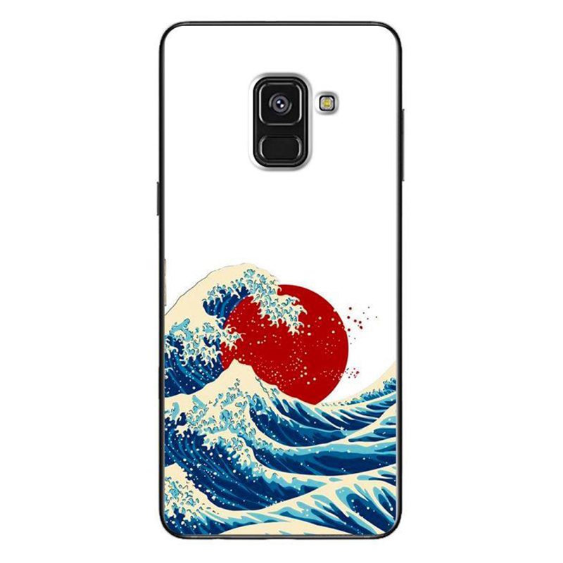 Ốp Lưng Dành Cho Điện Thoại Galaxy A8 2018 - Sóng Vỗ