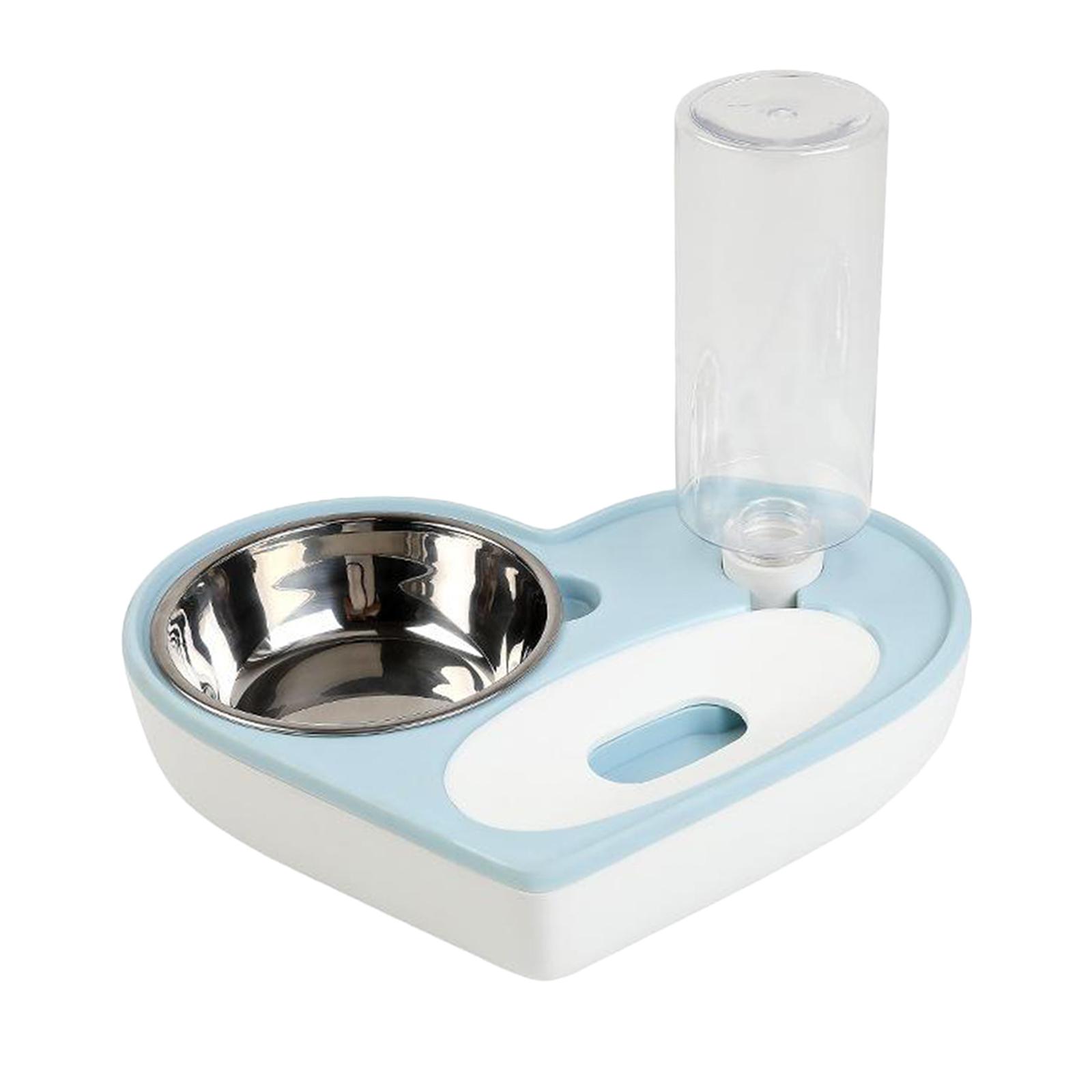 Automatic Pet Cat Dog Food and Water Bowl Set Water Food Dispenser