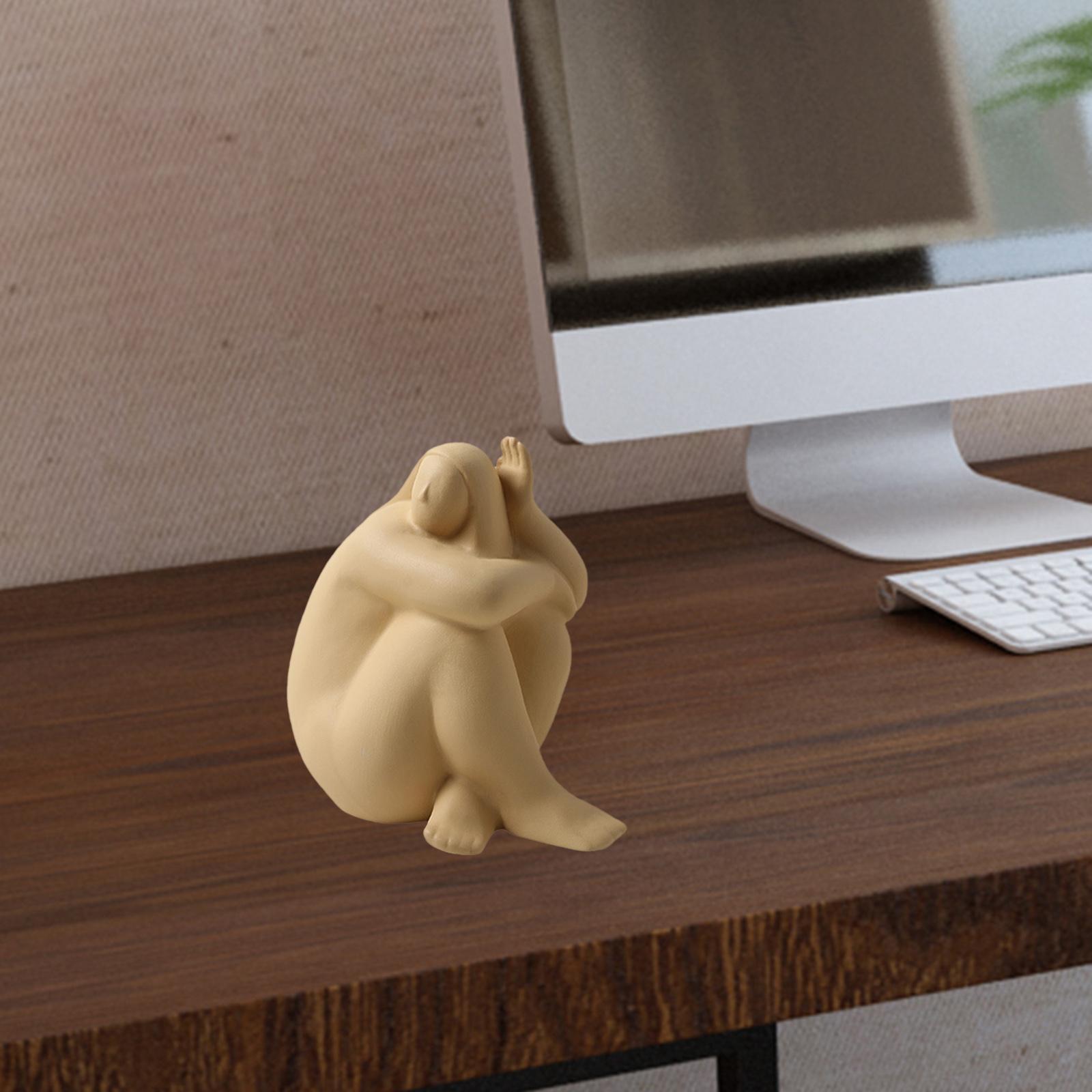 Art Figure Statue Abstract Character Figurine for Tabletop Office Decor