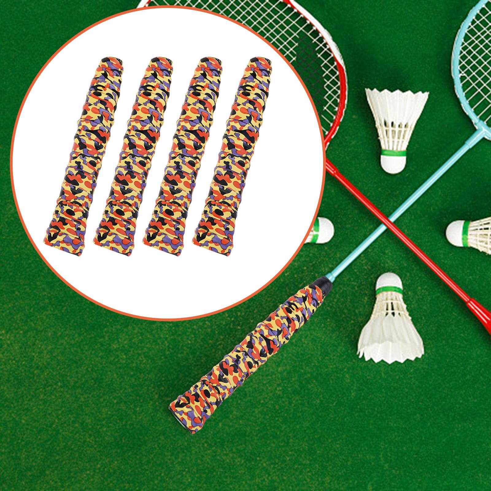 Tennis Racket Grip Tape Badminton Racket Racquet Wrapping Tape Sweat Band 1.1M Anti Slip Racquet Handle Grip for Pickleball Squash