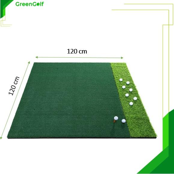 Combo Lồng Tập Golf 3M Có Lưới Chip + Thảm Swing 120*120cm (2 Tee)/ Tặng 3 Bóng Golf Mới/ Bộ Tập Swing Golf Tại Nhà Giá Rẻ
