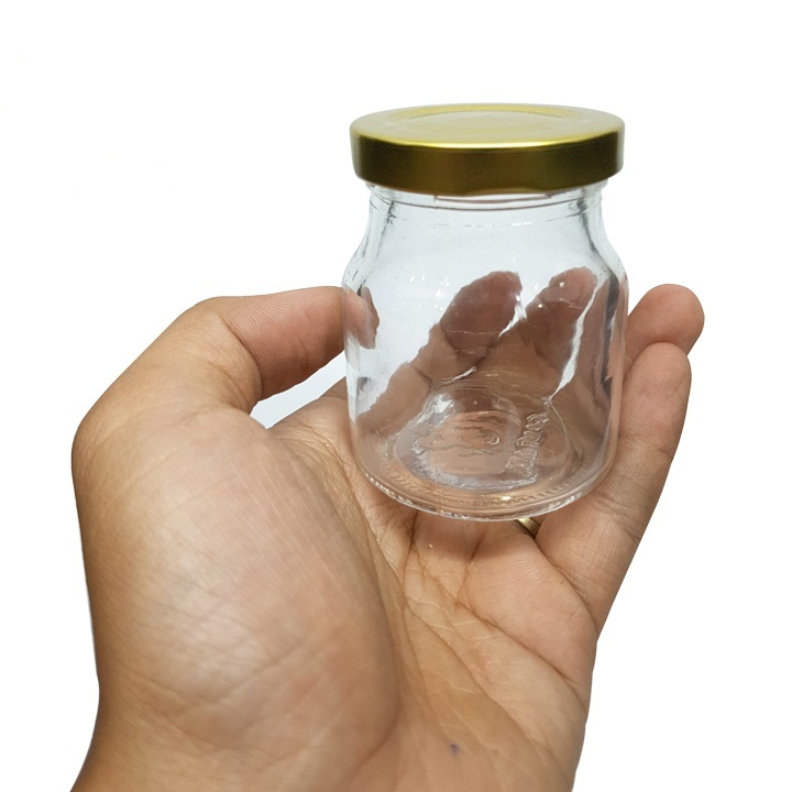 Combo 24 Hũ Lọ Thủy Tinh Làm Sữa Chua Nắp Thiếc CAMDACO
