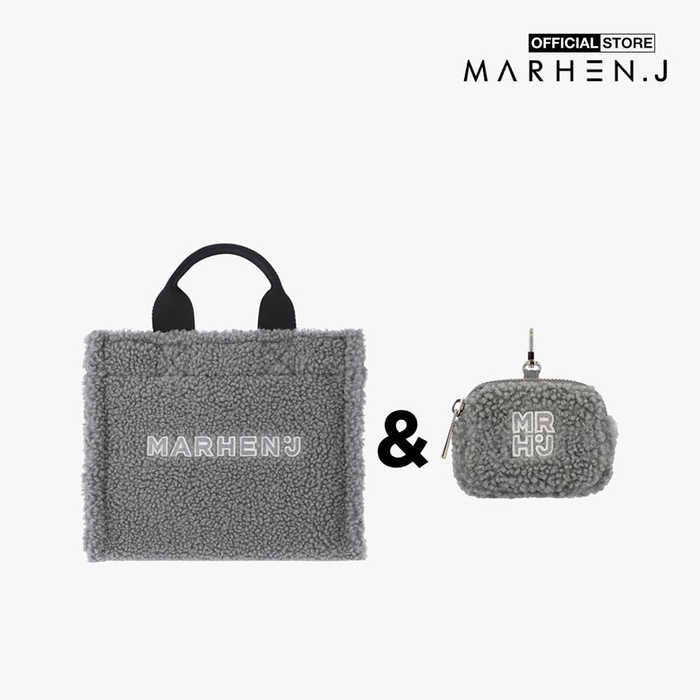 Marhen.J - Túi xách nữ phom chữ nhật MewMew MJ22DMWCNST-GR