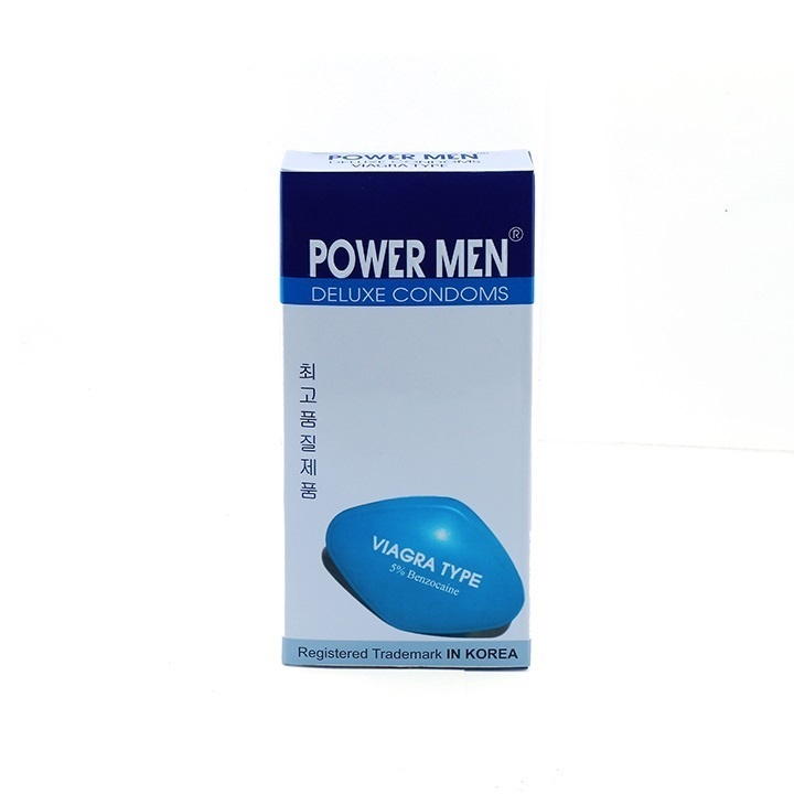 Bao Cao Su Siêu Mỏng Kéo Dài Powermen Viagra