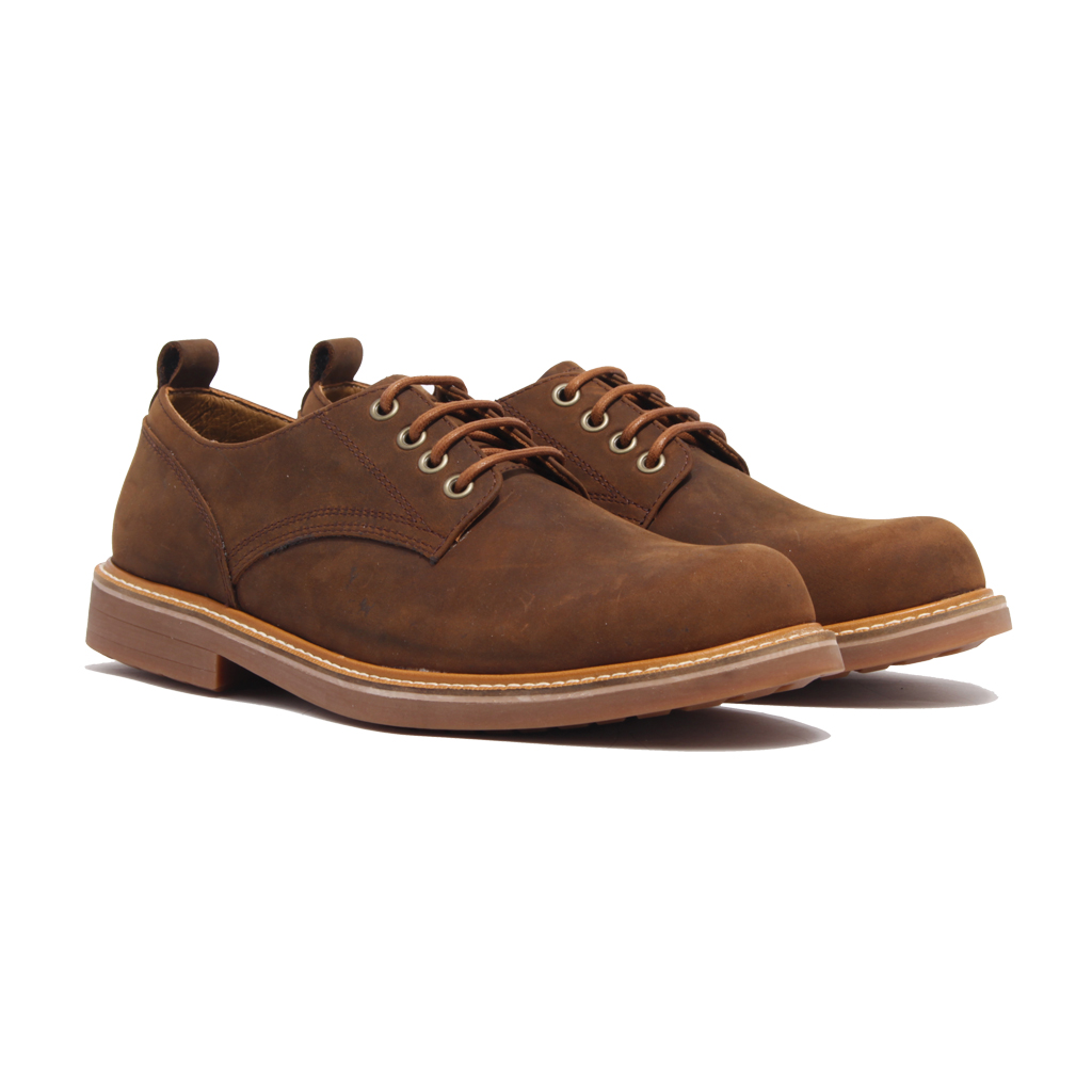 Giày Tây Nam Công Sở Banuli Da Bê Italian Dây Buộc Wingtip Oxford H1WO2 (Da Veg Itali Mềm Dẻo, Đế Siêu nhẹ, Bảo Hành Trọn Đời)