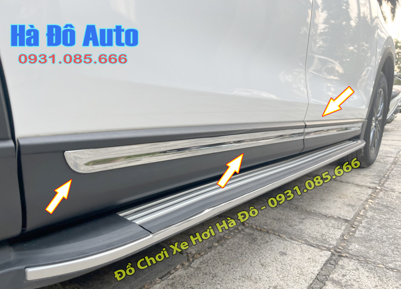 Bộ Nẹp Sườn Mazda CX8 2018 2019 2020 2021 2022 2023 - Nẹp Sườn CX8 2018/2023
