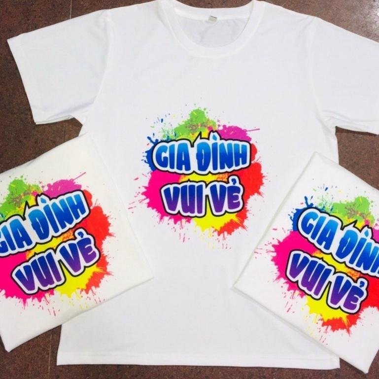 Đồ gia đình , Áo đi biển , Đồng phục nhóm . Chất liệu vải Cotton loại 1 thoáng mát đủ size từ 8 đến 100kg .