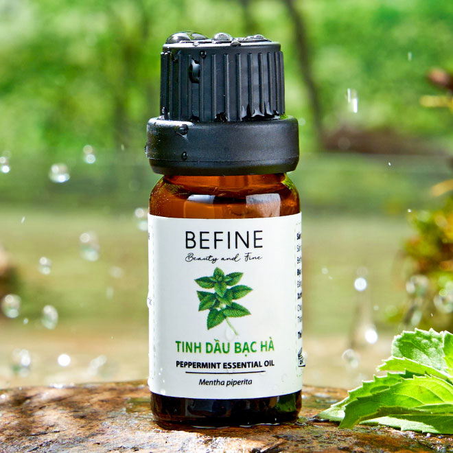 Tinh dầu bạc hà Befine nguyên chất - Peppermint essentiial oil - Thông mũi, tỉnh táo, giảm stress