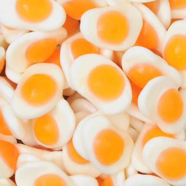 Combo 3 gói Kẹo dẻo Vidal hình trứng chiên Fried Eggs 100gr