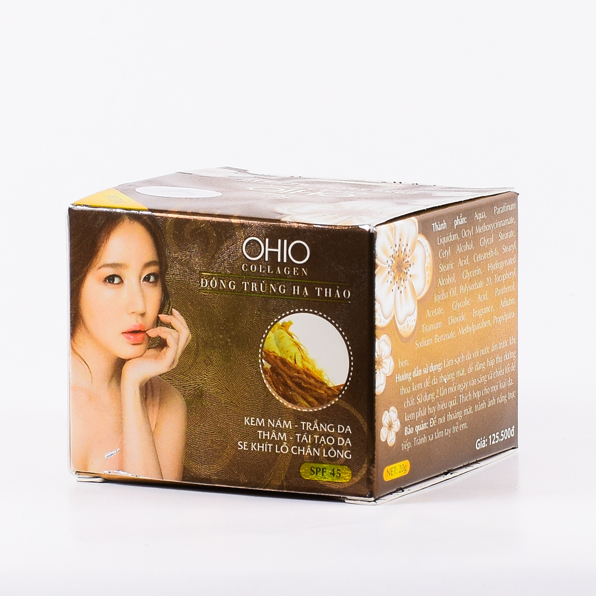 Kem Ngừa Nám- Trắng Da - Tái Tạo Da - Se Khít Lỗ Chân Lông - OHIO ỐC SÊN  (20g)