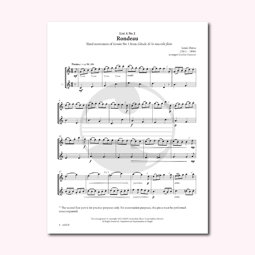 Sách AMEB Flute Series 4 Grade 2
