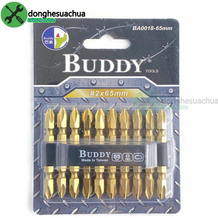 Mũi bắn vít hai đầu bake PH2 Buddy BA0018-65 dài 65mm