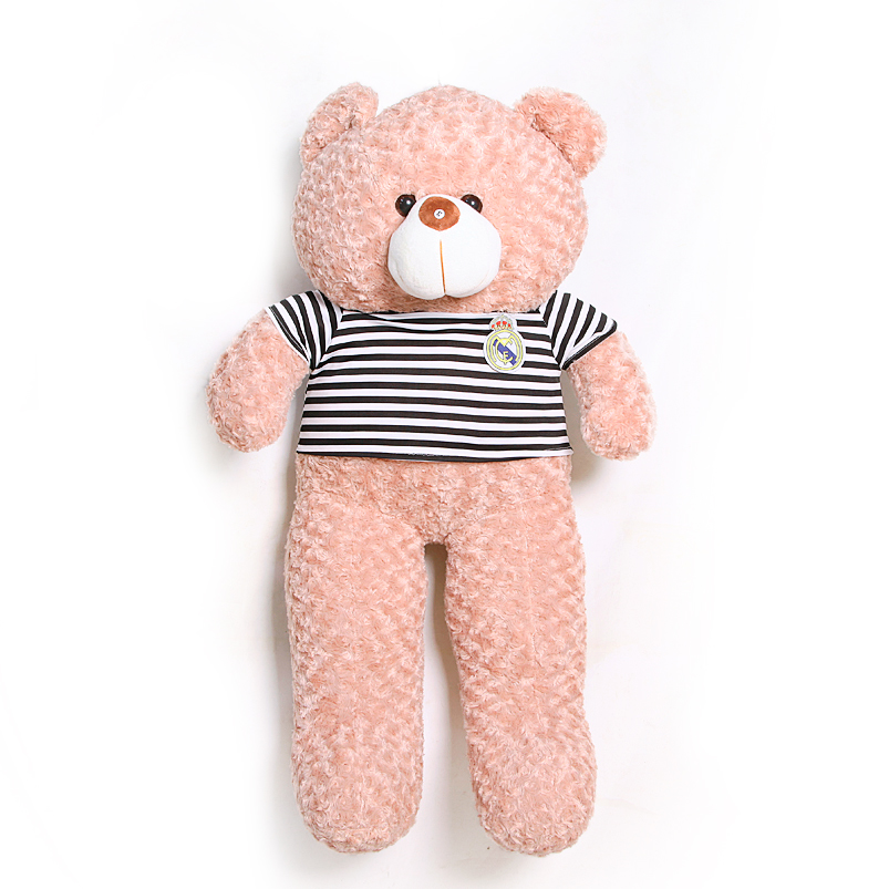 Gấu bông teddy cao cấp khổ vải 1m4 màu vani