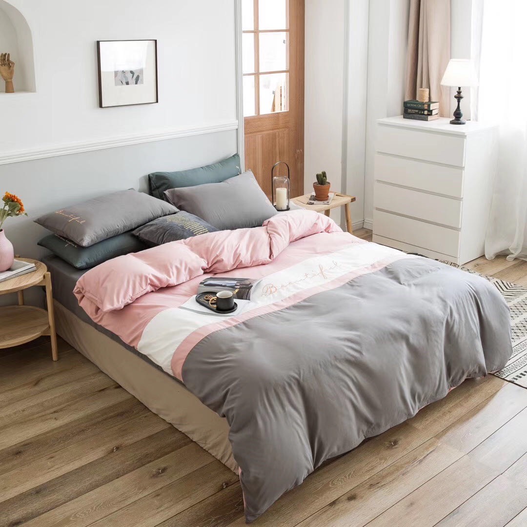 Bộ Chăn Ga Gối Cao Cấp Cotton TiCi Phối TCP11