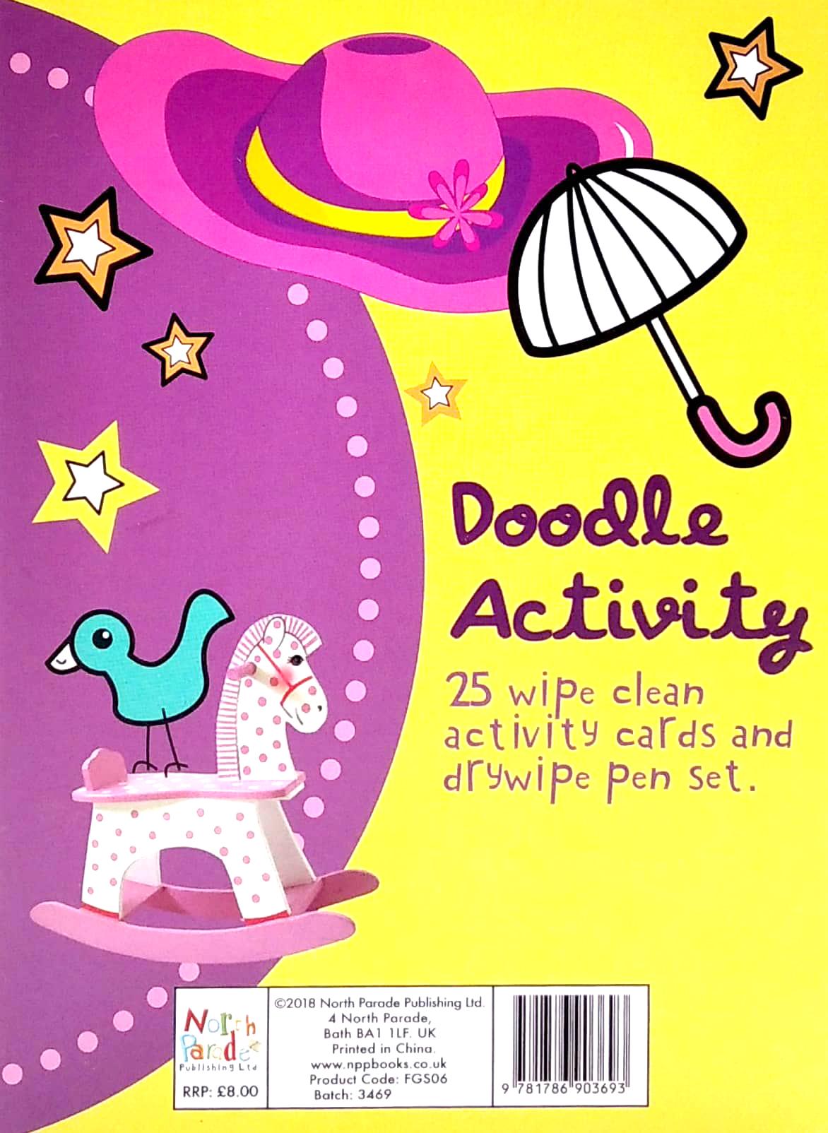 Flash Card - Doodle Activity Purple (25 Activity Cards)