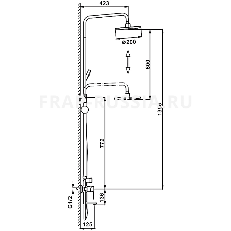 SEN TẮM CÂY NÓNG LẠNH NHẬP KHẨU NGA FULLBOX F2428 - HÀNG CHÍNH HÃNG - SIÊU BỀN BỈ