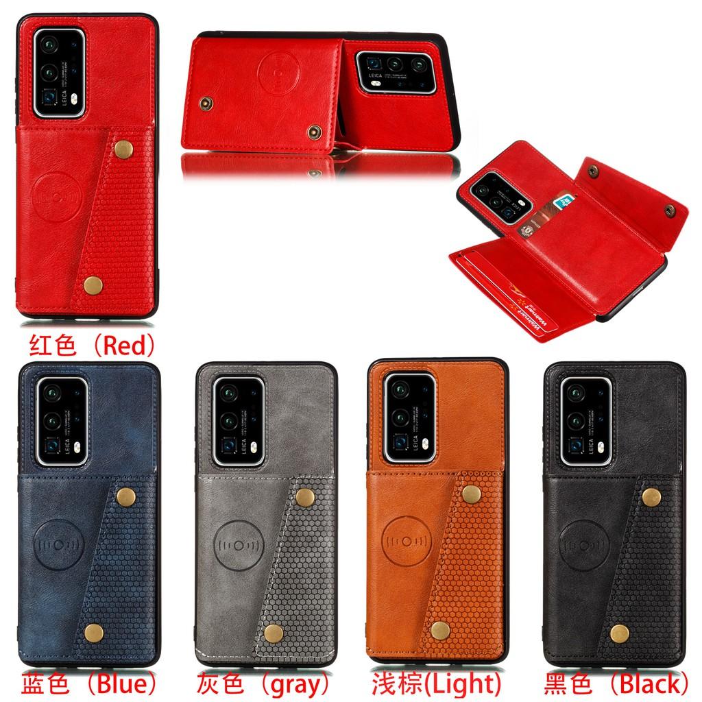 Ốp lưng da ví gập cho Huawei P40 P30 P20 Pro P40 P30 P20 Lite Nova 7i 4e 3e