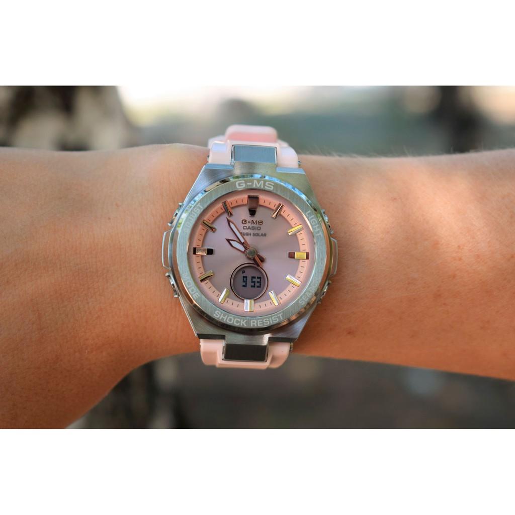 Đồng Hồ Nữ Dây Nhựa Casio Baby-G G-MS MSG-S200-4ADR Năng Lượng Mặt Trời | MSG-S200-4A Chính Hãng