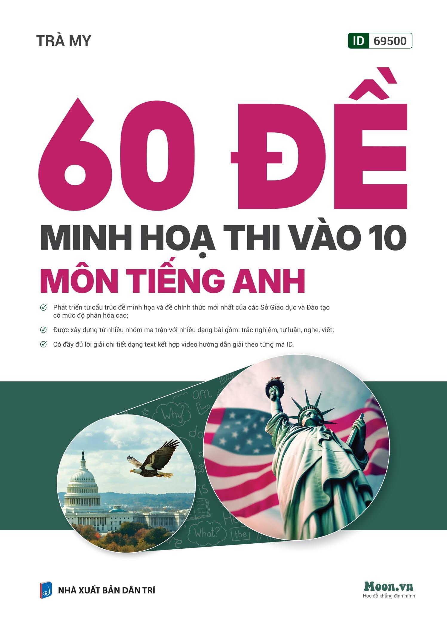 Sách - Sách Đề Minh Họa Thi Vào 10 Môn Toán, Văn, Anh 2026