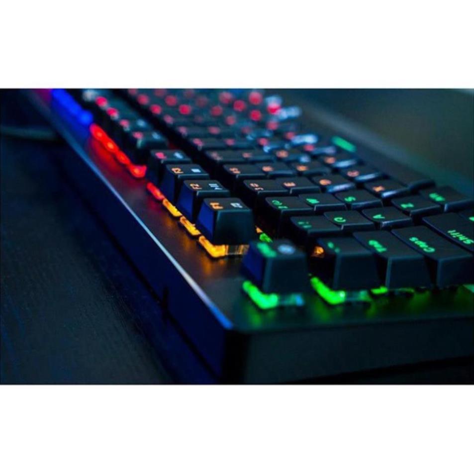 Bàn phím cơ Gaming Fuhlen Eraser - Fuhlen E - Led Rainbow - Black Blue switch - - Hàng Chính Hãng