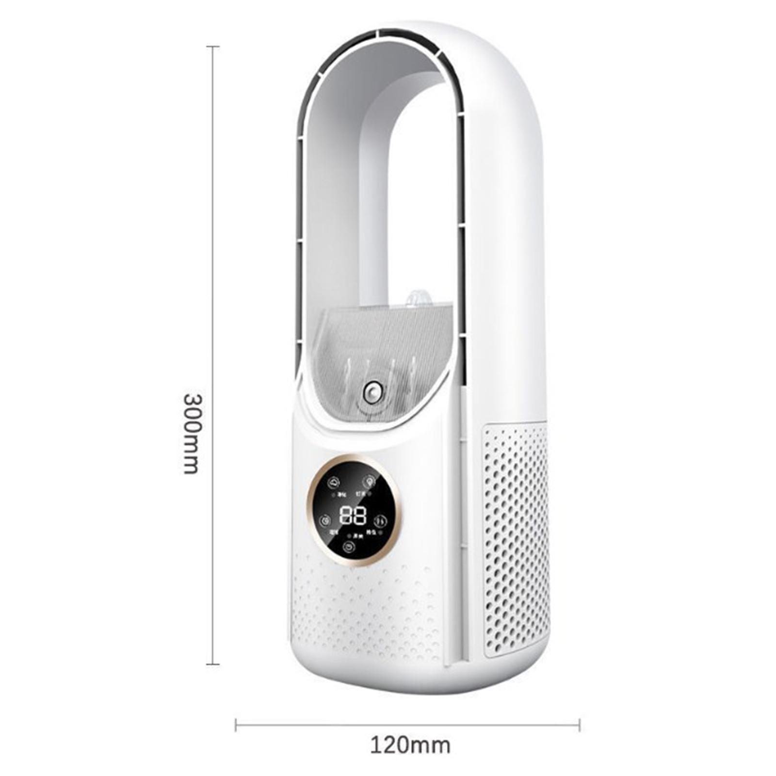 Portable Air Conditioner Evaporative Air Personal Air Fan Leafless Water Cooling fan Conditioning Fan for Dorm Desk Home
