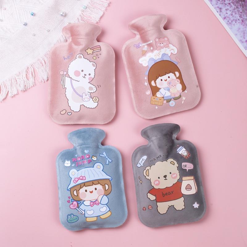 Túi chườm nóng lạnh đa năng 350ml chất liệu mềm mại hoạ tiết siêu dễ thương 88340
