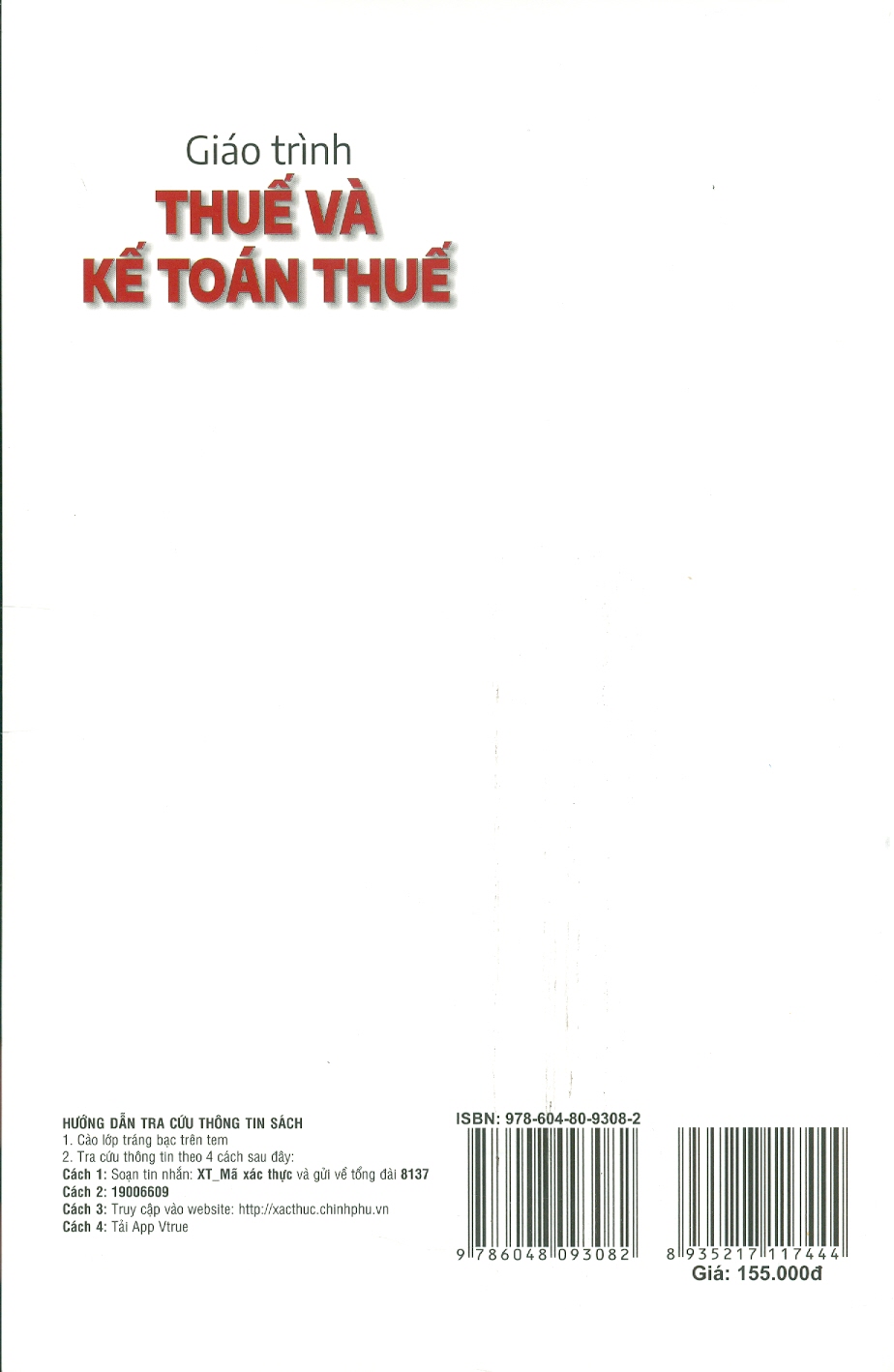 Giáo trình thuế và kế toán thuế
