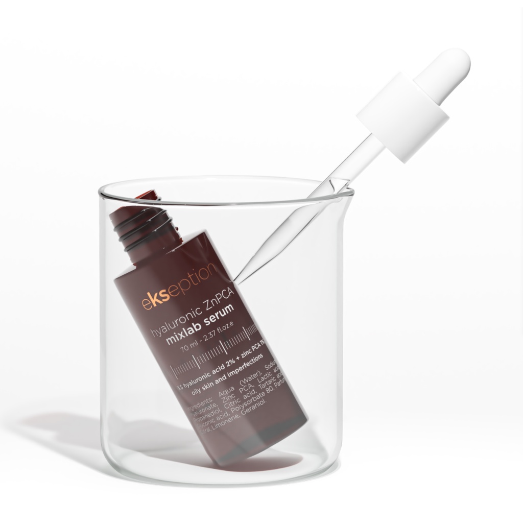 Tinh chất ngừa mụn kiểm soát nhờn EKSEPTION Hyaluronic ZnPCA Mixlab Serum 70ml