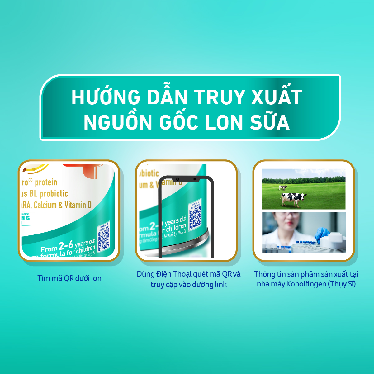 [Tặng Set Nồi 18cm + Chảo 22cm Elmich] Bộ 3 lon Sữa bột NAN OPTIPRO PLUS 4 Nestle Bé 2-6 tuổi 1500g/lon Giúp tiêu hóa tốt