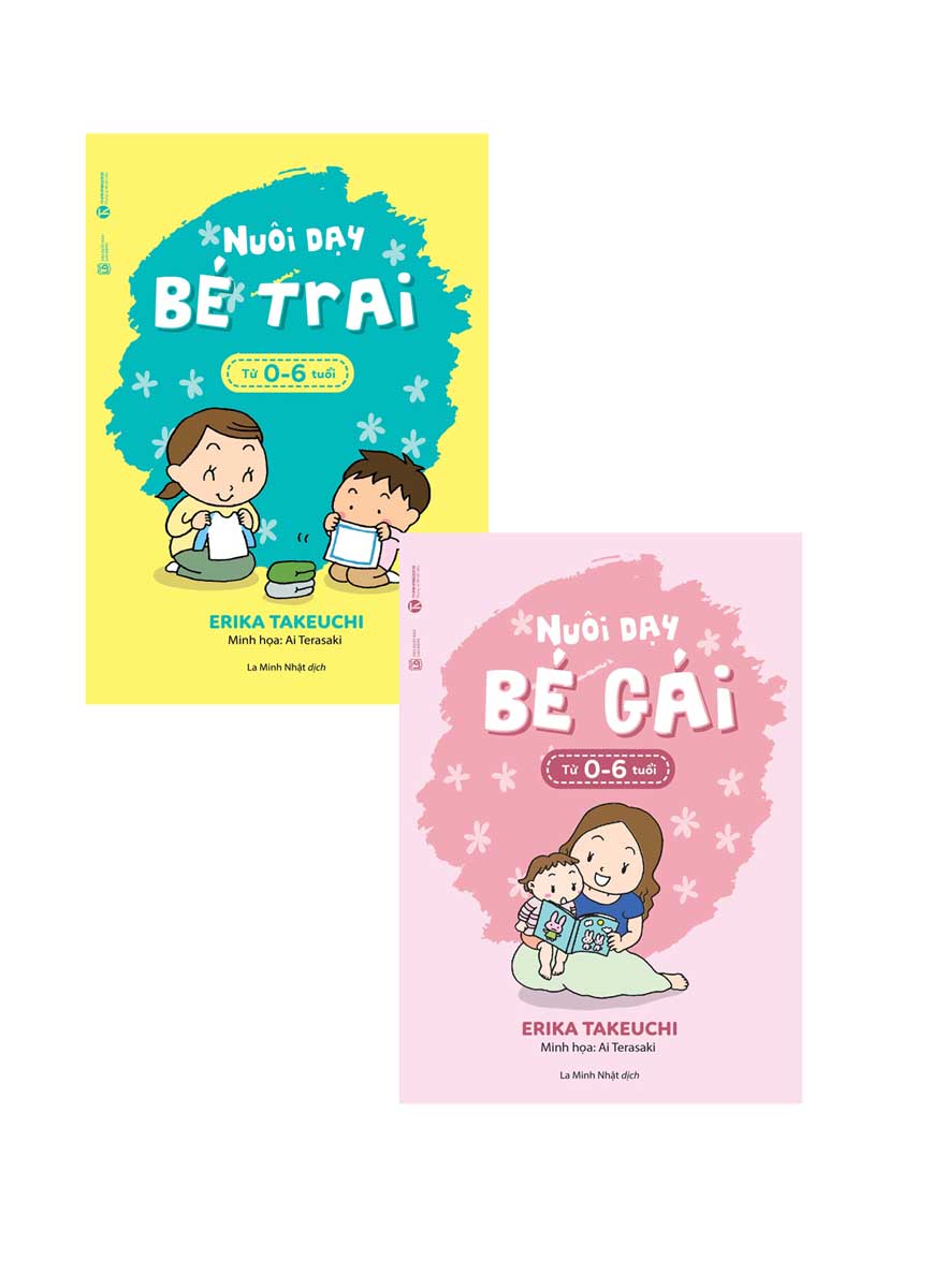 Combo Nuôi Dạy Bé Gái + Bé Trai Từ 0 - 6 Tuổi _THA
