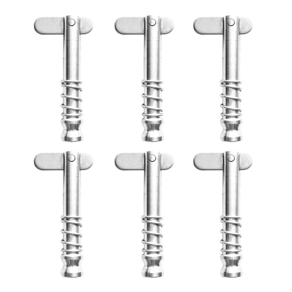 6x Bạc Mềm Inox 316 Cao Cấp Thuyền Phát Hành Nhanh Pin Sàn Tàu Bản Lề