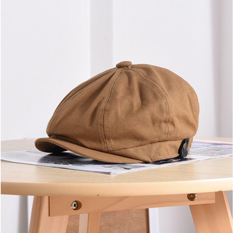 Mùa Xuân Mùa Hè Và Mùa Thu Mũ Cotton Hình Bát Giác Bộ Đội Nữ Mũ Nồi Người Plus Kích Thước Newsboy Nón 54-56Cm 56-58Cm 58-60Cm 60-62Cm