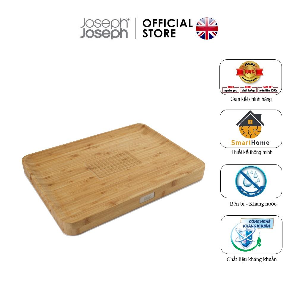 Joseph Joseph - Thớt tre cao cấp Cut & Carve Bamboo Chopping Board 601428