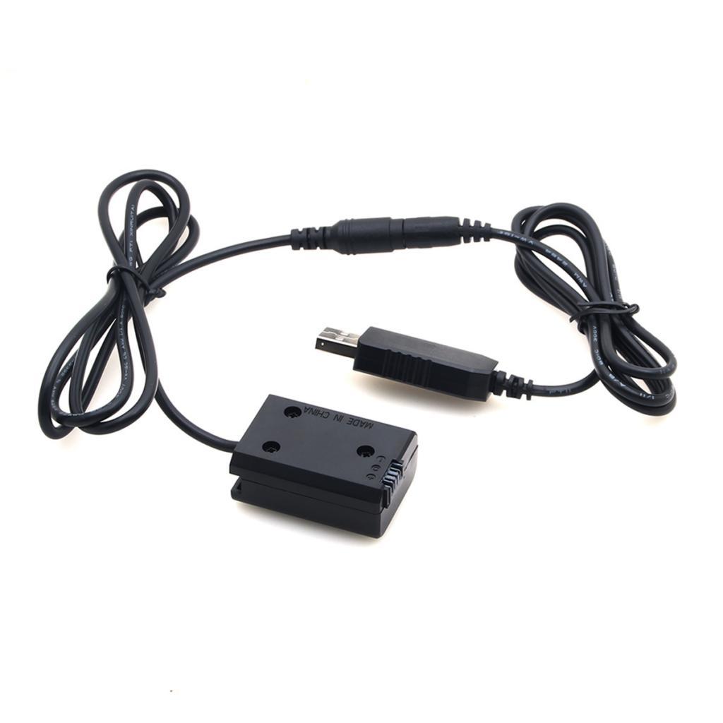 NP-FW50 Power Adapter DC Dummy Battery USB Adapter Cable For Sony Camera